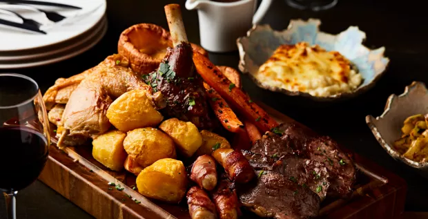 Sharing Roast with Bottomless Sides