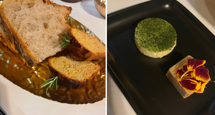Bread course from The Town House.