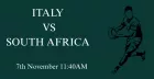 Italy vs South Africa