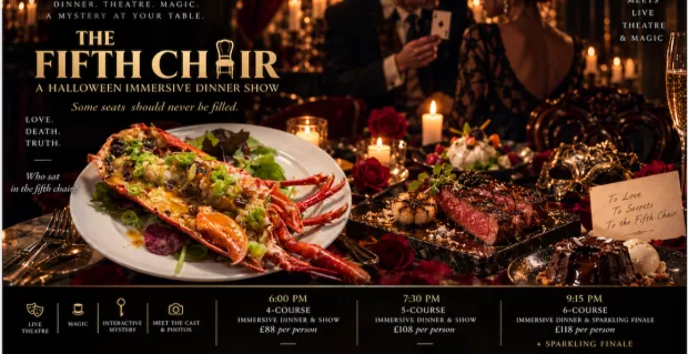 The Fifth Chair: Halloween Immersive Dinner Show